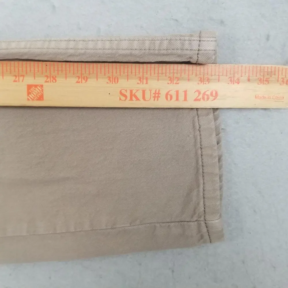 Levis 505 Jeans Mens 32x34 Beige Straight Leg Denim‎ Casual Pants Classic Fit